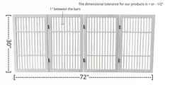 Urnporium two-way hinges gate allows easy passage from either side.