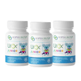 UROX Junior bottle-front showing kid-friendly bladder support formula