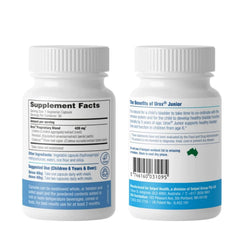 UROX Junior capsules close-up, vegetarian capsules for gentle daily use