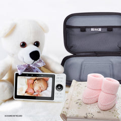 USA Gear case interior with soft felt lining and organized pouches