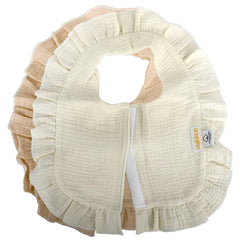 usakinon muslin bib drool absorbent keeps sensitive skin dry through teething sessions.