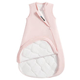 usbettas 2.5 tog baby sleep sack front view shows cozy, breathable cotton.