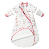 USBettas baby sleep sack 3-6 months fabric close-up shows soft breathable cotton.