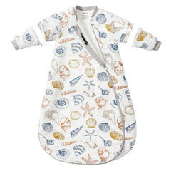 Usbettas baby sleep sack ocean front view showing cozy warmth for cold nights.