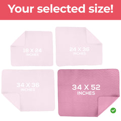 Utopia Bedding durable underpad withstands up to 500 machine washes for long-lasting protection.