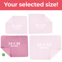 Utopia Bedding underpads suitable for kids, adults, seniors, and pets on furniture.
