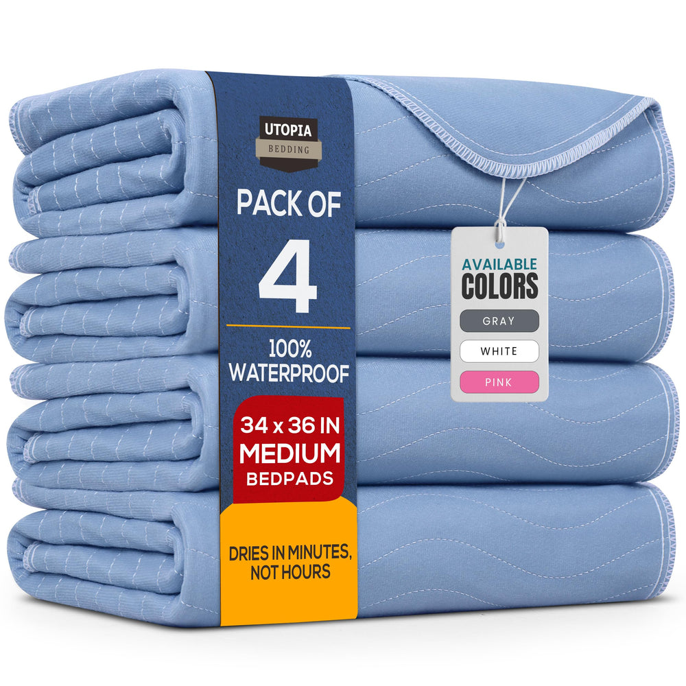 Utopia Bedding underpad edge-channel absorbency protects against leaks.