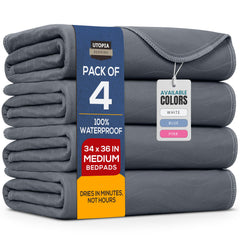Utopia Bedding washable underpads protect mattresses with strong absorbency and easy care.