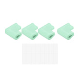 uxcell corner guard green 12-pack with self-adhesive tape protects furniture corners.