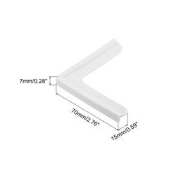 uxcell corner guard with self adhesive tape ensures a secure, clean fit.