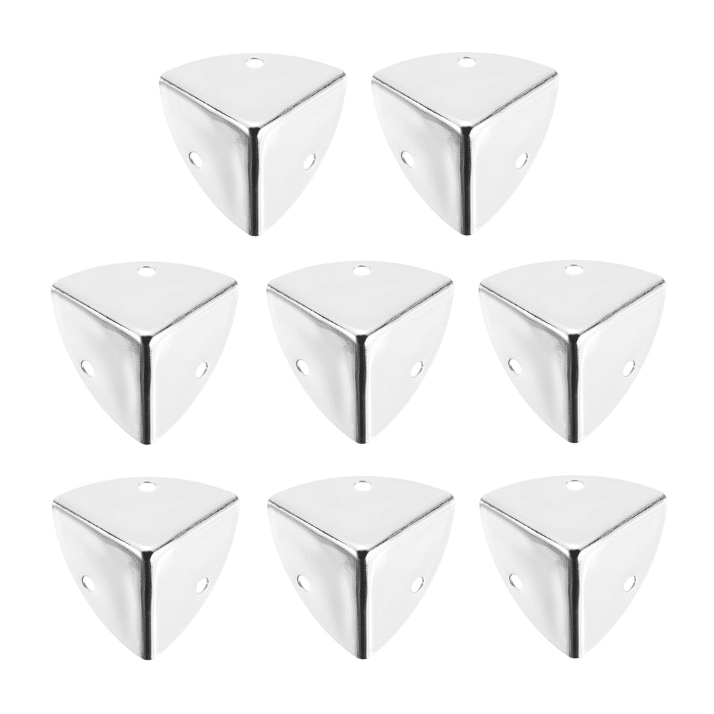 uxcell corner protector 8pcs reinforces cabinet edges with a durable zinc alloy