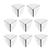 uxcell corner protector 8pcs reinforces cabinet edges with a durable zinc alloy