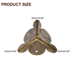 uxcell corner protector bronze 24mm covers furniture and boxes for clean detail.