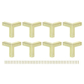 uxcell decorative box corner cover in yellow protecting a 32mm edge