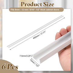 uxcell edge protector slips on quickly to protect drawer and door edges.