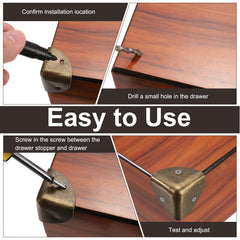 uxcell jewelry box corner guard shields delicate corners with durable zinc alloy