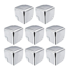 uxcell metal corner protector with chrome finish shields furniture corners