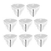 uxcell metal corner protector 0.9 inch silver protects furniture edges with a sleek finish.