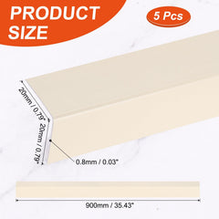 uxcell peel-and-stick aluminum corner guard for quick, tool-free edge protection.