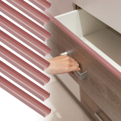 uxcell rose gold cabinet edge protector guarding cabinet corners and preventing wear