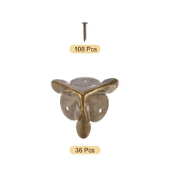 uxcell stair dust corner bronze with screws ensures secure fit and long-lasting edge care.