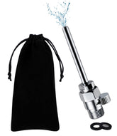 V-Frankness polished chrome shower enema cleaner nozzle offering gentle skin-friendly cleansing.