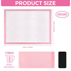 Vabrloy breathable disposable pad in use on the changing table for mess-free changes.