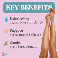 Vagilin capsules close-up showing convenient capsules for everyday freshness.