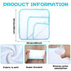 VAIPI flannel wipes closeup highlighting soft texture for gentle touch.