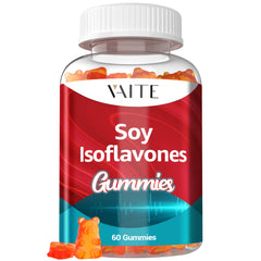 VAITE Soy Isoflavones bottle front for easy daily use and hormonal balance.
