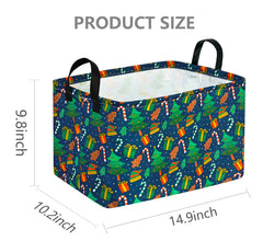 VAIVUSTO collapsible nursery hamper saves space when not used.