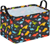 VAIVUSTO Easter storage basket—linen-cotton fabric, ideal for nursery toy organization.