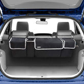 Vakeen Backseat Trunk Organizer folded flat for compact storage.