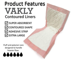 Vakly Postpartum Pad Absorbent Core delivers strong leak protection for heavier flows