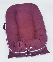 Valsonix baby pod nest corduroy cover calm front view, stylish and cozy.