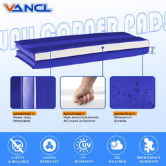 VANCL wall corner mat made of waterproof material suitable for gym spaces.