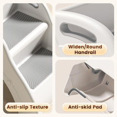 Vanpolchy anti-tip base keeps kids secure during routines.