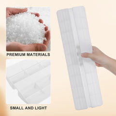 VANZACK white door blocker provides a sleek, drill-free fit for homes.