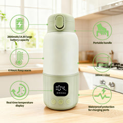 varrisin milk warmer shows 2-minute heat capability for quick feeds