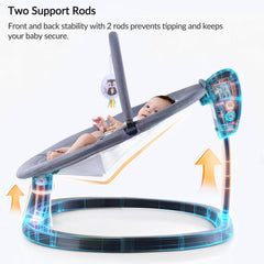 VaVaSoo dual-arm stability base showing fortress-like balance and safety