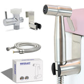 Vayzluiy bidet sprayer brass valve close-up showing durable valve for steady control