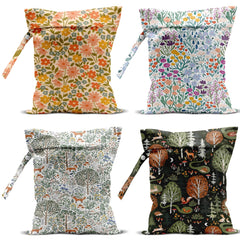 VBCVBGFH forest fox wet bag for travel and organization, waterproof and reusable