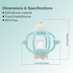 Vbglmya removable teether ring for versatile play and easy cleaning.
