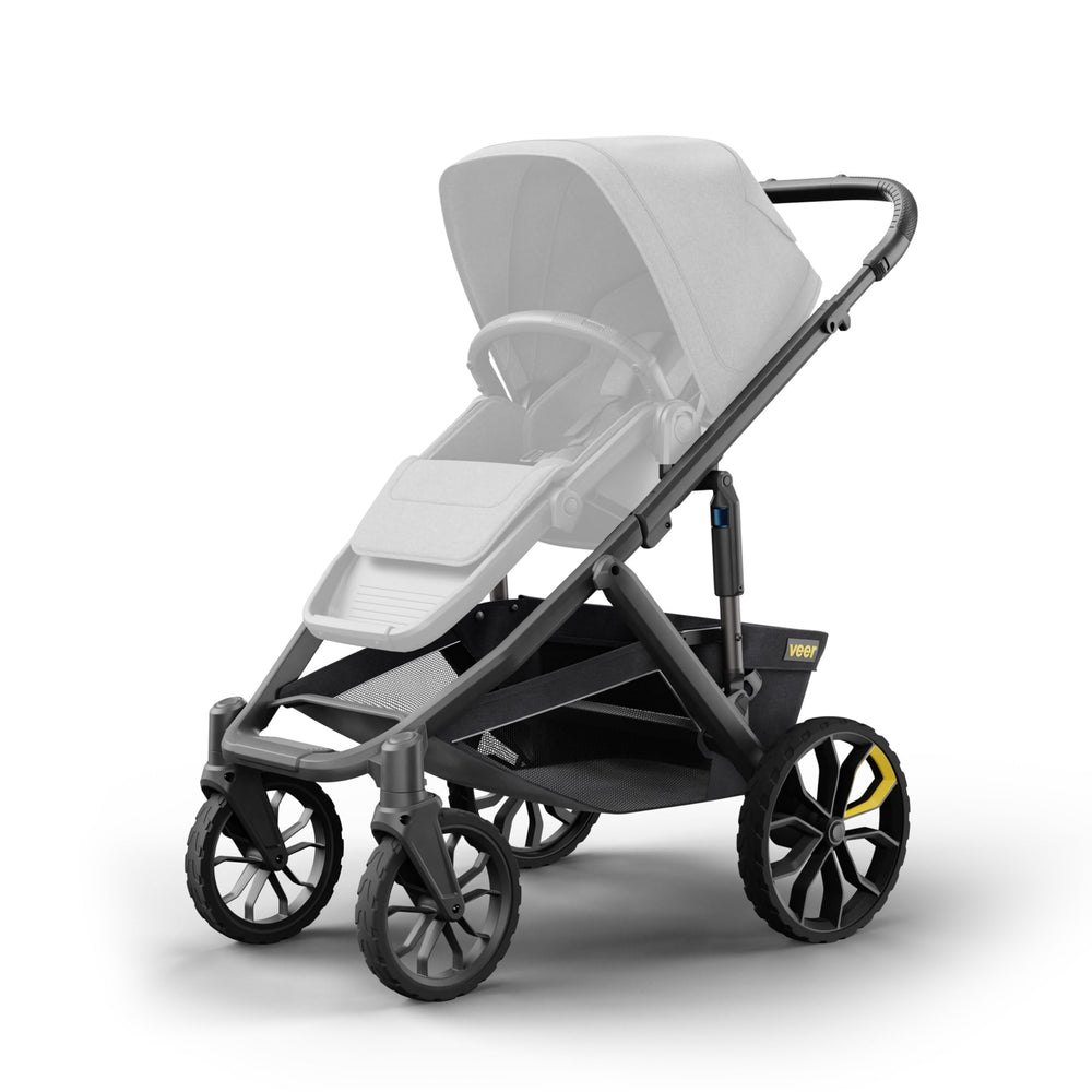 Veer Switchback &Roll frame front-angle on rugged terrain for stability