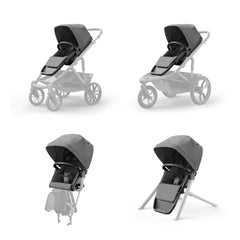 Veer Switchback Seat being assembled with simple one-click attachment