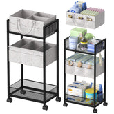 VEESUN 2In1 diaper cart top layer detachable for easy transport and quick access.