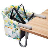 VEEYOO Hook On Chair attached to a table for easy feeding on the go