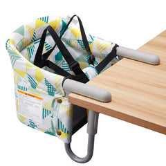 VEEYOO Hook On Chair attached to a table for easy feeding on the go