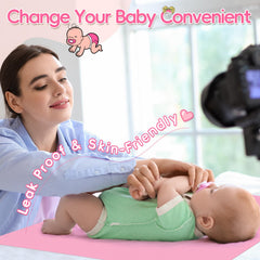 Vercraft waterproof bottom liner prevents leaks during diaper changes.