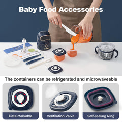 Veroline 600ml cup and blades for batch cooking and family meals